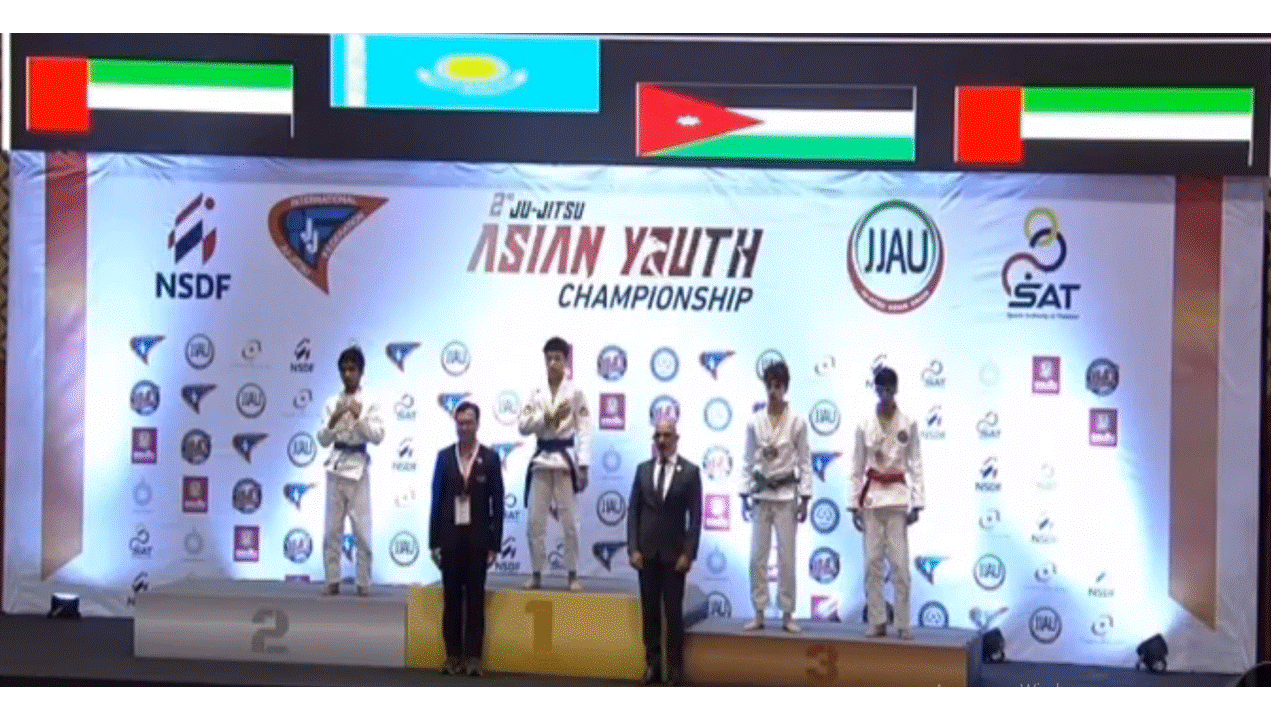 Бангкок қаласында (Тайланд) Джиу-джитсудан жасөспірімдер арасында 2-ші Азия чемпионатының жеңімпазы