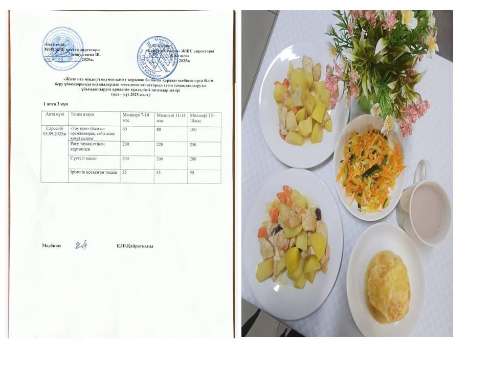 Ас мәзірі 1 апта 3күн 03.09.2025